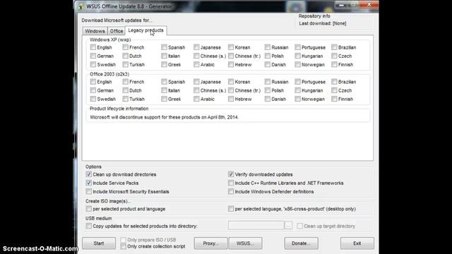 how to use WSUS offline update generator смотреть онлайн