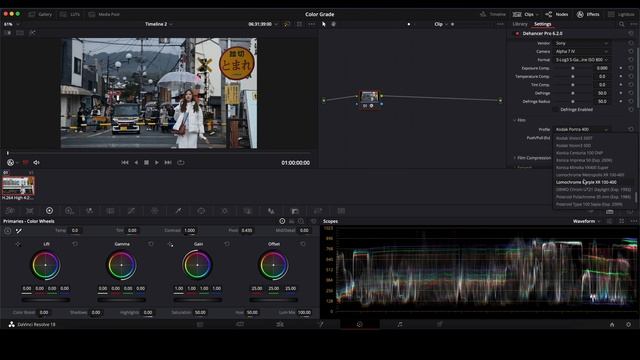 Tutorial Color Grading Cinematic Film Look | Dehancer Pro x DaVinci Resolve смотреть онлайн