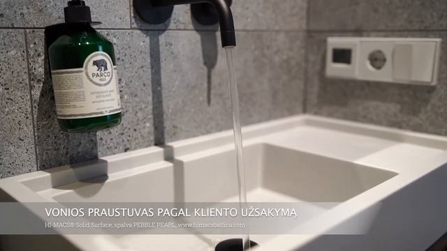 Lietas akmuo HIMACS. Lietos kriauklės. Lieto akmens praustuvai. Lieto akmens stalviršiai смотреть онлайн