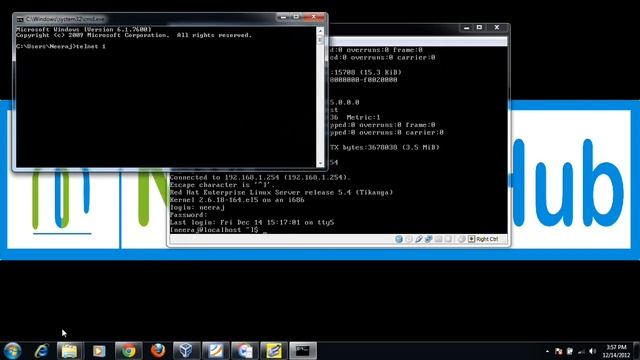 Telnet Server in redhat linux смотреть онлайн