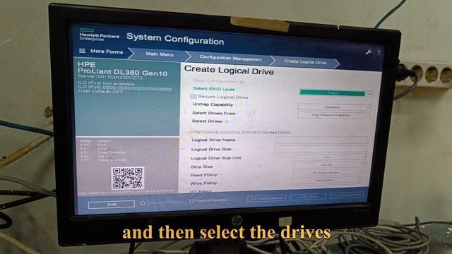 How to configure RAID 5 with Mega Raid MR416 - HPE G10 server смотреть онлайн