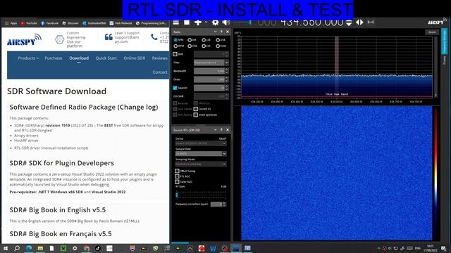 RTL SDR v3 & v4- INSTALL & TEST , 2023 смотреть онлайн