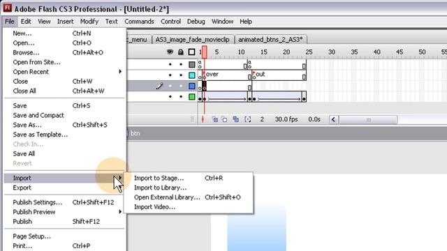 Audible Animated Movieclip Button Menu System Flash CS3 Tutorial - With Soundbooth CS4 смотреть онлайн