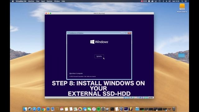 How to install Windows 10 on external SSD-HDD with MacOS смотреть онлайн