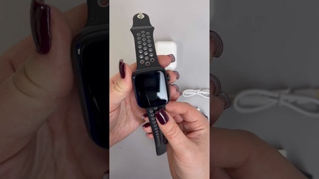 Умные смарт часы с беспроводными наушниками Basic T55 Pro Max bluetooth с пульсометром 2 ремешка смотреть онлайн