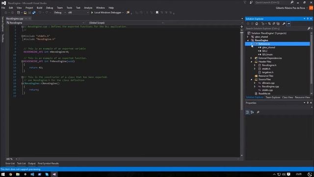 #1 RevoEngine Fast Setup (Creating a Game Engine) смотреть онлайн