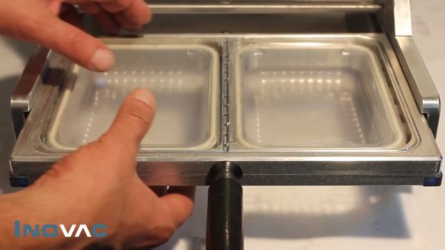 Полуавтоматический запайщик лотков (контейнеров) INOVAC-202 смотреть онлайн