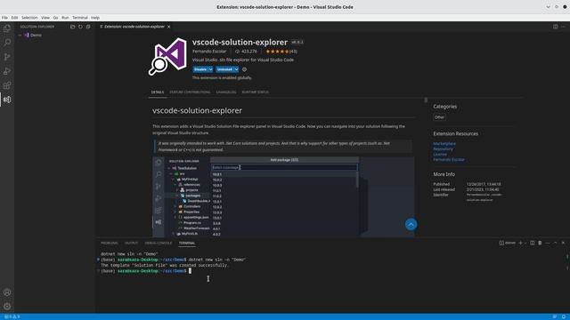Setup Visual Studio Code for C# Deevelopment in Ubuntu смотреть онлайн
