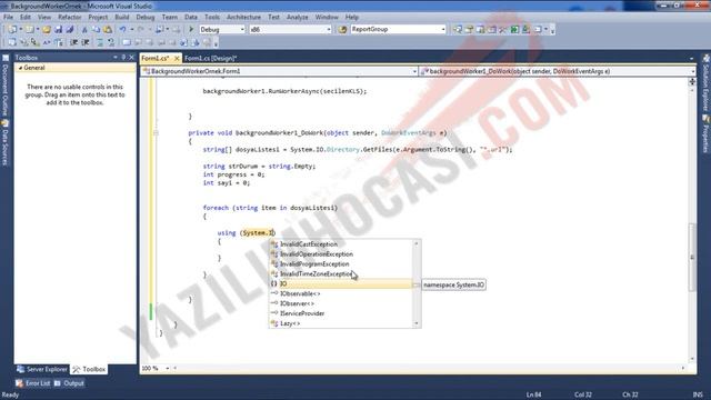 07- BackgroundWorkerControl Objesi смотреть онлайн