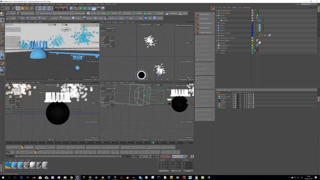 Cinema 4d Dynamic / LIVE / Fusion Black Magic / Modeling / Composition #3 смотреть онлайн