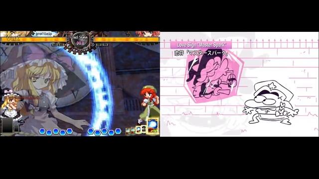 Comparación de la animación Touhou de Sr Pelo con el juego original (y del Touhou 12.3) смотреть онлайн
