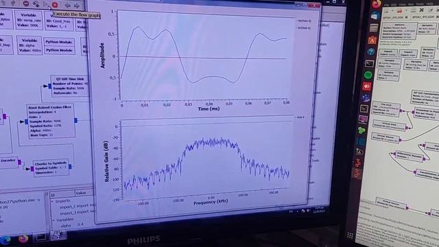 Transmittion and reception of BPSK signal using HackRF One and RTL-SDR over the air. смотреть онлайн