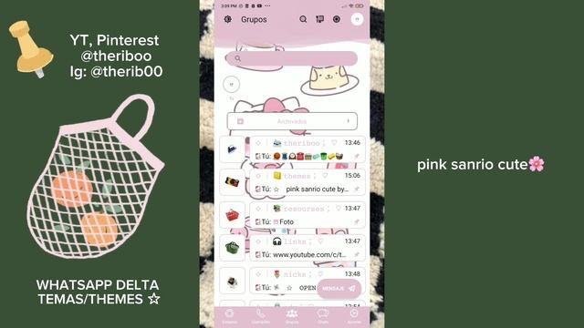WhatsApp Delta Themes/Temas (ultra) | @theriboo 🪴🖍️ смотреть онлайн
