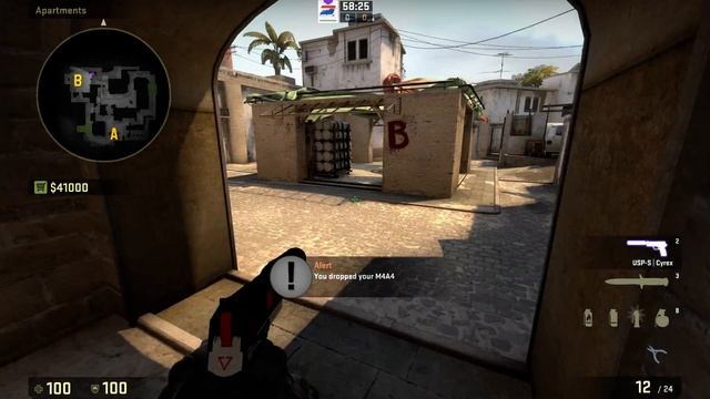CSGO BUG Picking up Weapons through Walls (de_mirage) смотреть онлайн