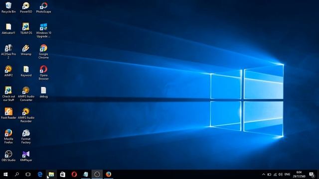 My Computer Windows 10 หาย เอา My Computer This PC ไว้หน้าจอ Desktop смотреть онлайн