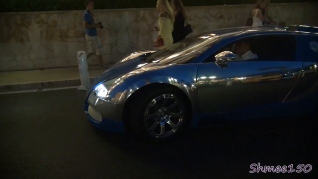 Bugatti Veyron Centenaire - Startup, Accelerations and Driving смотреть онлайн