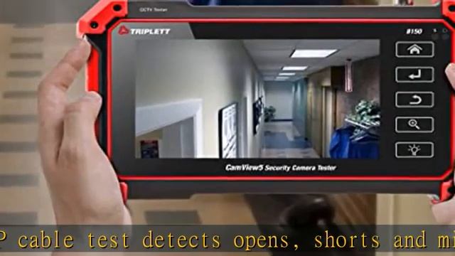 Triplett 8150 CamView IP Pro 5 CCTV Security Camera Tester with 5" Touchscreen - 4K / 1080P IP, Ana смотреть онлайн