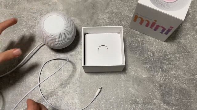 Unboxing Apple HomePod mini white смотреть онлайн