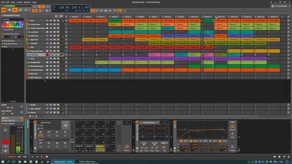 Techno Live in Bitwig Studio