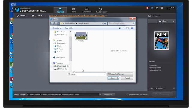 Wondershare Video Converter Ultimate: Convert Videos from A Camcorder смотреть онлайн