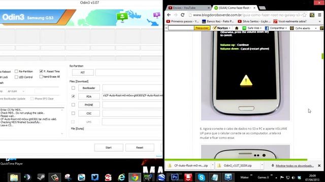 Root no Galaxy S3 com Android 4.1.1 e 4.1.2 смотреть онлайн