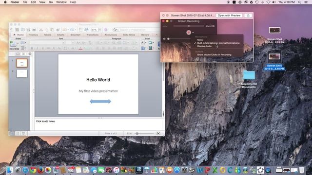 PowerPoint Voiceover Using Quicktime for Mac 2011 смотреть онлайн