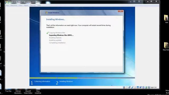 How to install Windows from ISO in VirtualBox (Vbox). смотреть онлайн