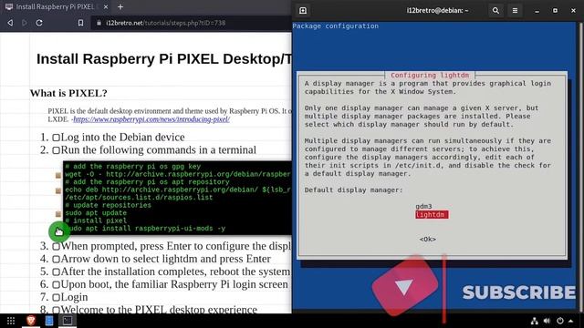 Install Raspberry Pi PIXEL Desktop/Theme on Debian смотреть онлайн
