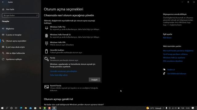 Bilgisayara Şifre Koyma ve Şifre Değiştirme (Windows 10) смотреть онлайн