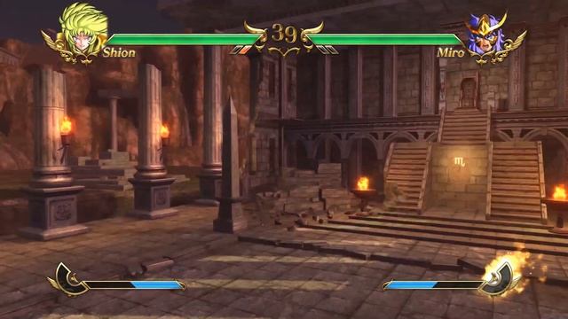 Aries Shion vs Scorpio Miro (Hardest AI) - Saint Seiya: Soldiers' Soul смотреть онлайн