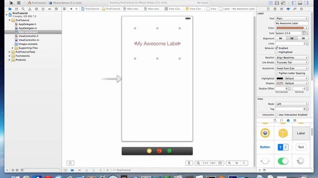 iOS Application Development Tutorial 1: Basics of iOS 7 and Xcode 5 смотреть онлайн