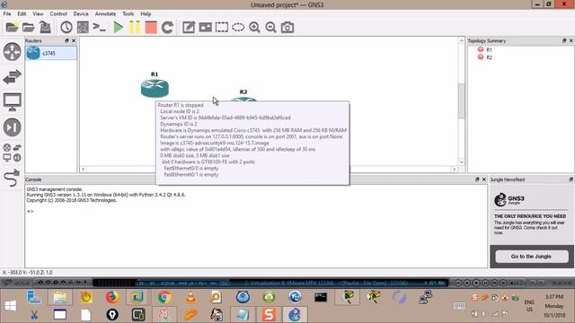 4- GNS3 Basics, IOS, SecureCRT & Wireshark смотреть онлайн