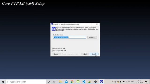 Installing Core FTP LE смотреть онлайн