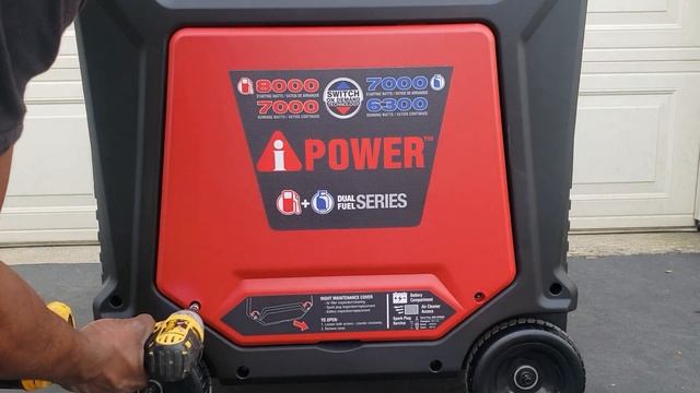 A-iPower SUA8000IED 7000W/8000W Electric Start Dual Fuel Inverter Generator смотреть онлайн