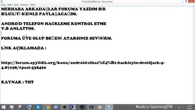 ANDROİD TELEFON HACKLEME DROİDJACK FORUM смотреть онлайн