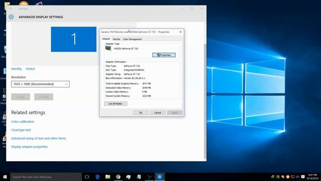 How to check graphics card Memory windows 10 смотреть онлайн