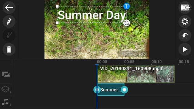How to ADD titles and Text in PowerDirector for Android Mobile App simple steps смотреть онлайн
