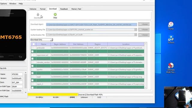 oppo a15 flashing in sp flash tool смотреть онлайн