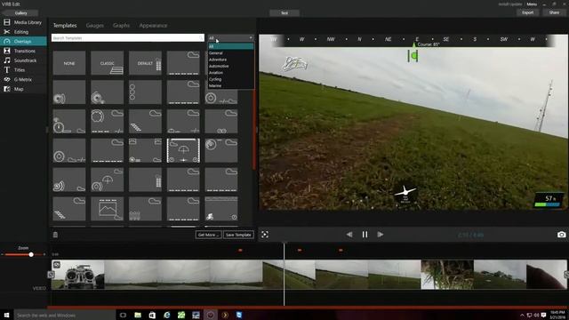 Garmin Virb Xe - Drone Camera Video Overlay Options смотреть онлайн