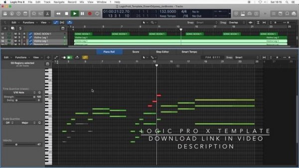 Ocean Odyssey - Logic Pro X Template Download (Dramatic Orchestral Music) Jon Brooks