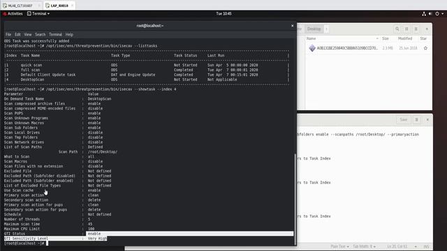 McAfee Endpoint Security for Linux - On-Demands Scan смотреть онлайн