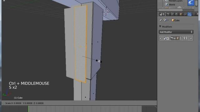 Blender 2.60 - Tutorial de modelagem e texturizaçao // MAC 10 - parte 1/3 смотреть онлайн