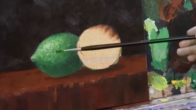 How to Paint Limes - Fruit - Lemon смотреть онлайн