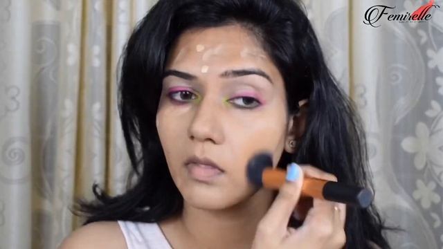 Coloured Bright Eyeliner | Casual Dayout Makeup | Mac Art Library It's Designer Palette смотреть онлайн