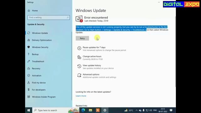 [SOLVED] Windows Update Error Encountered | Update error. смотреть онлайн