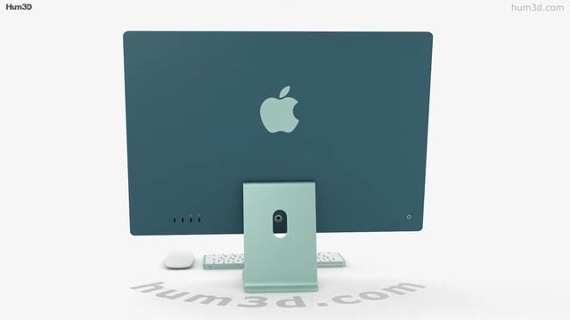 Apple iMac 24-inch 2021 Green 3D model by 3DModels.org смотреть онлайн