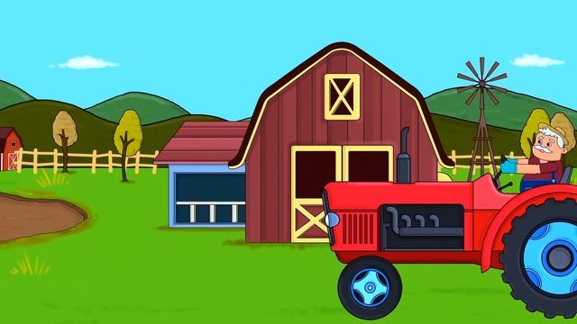 Old Mc Donald Had a farm - Funny Old Mc Donald rhyme video for kids смотреть онлайн