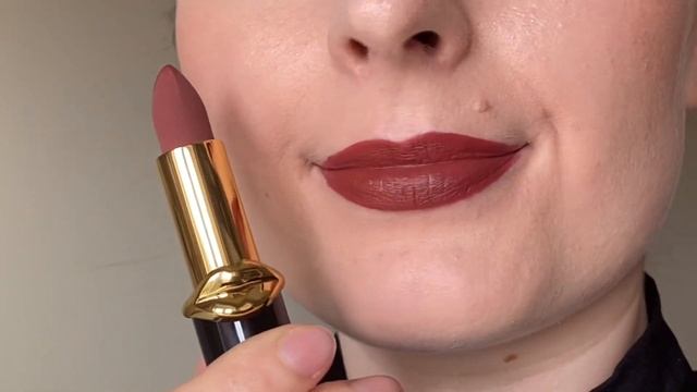 PAT MCGRATH MATTETRANCE LIPSTICKS SWATCHES