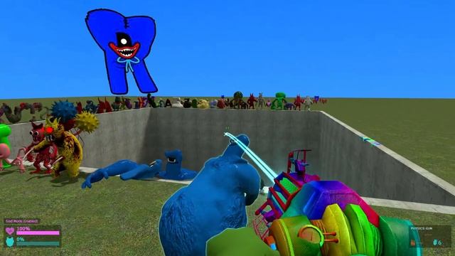 💥 BIG HOLE ALL HUGGY WUGGY ALPHABET LORE FAMILY SPARTAN KICKING GARTEN BANBAN RAINBOW FRIENDS Gmod смотреть онлайн