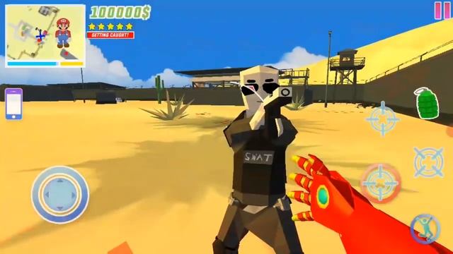 DUDE THEFT WARS - SQUID GAME (오징어 게임) | Android Gameplay смотреть онлайн